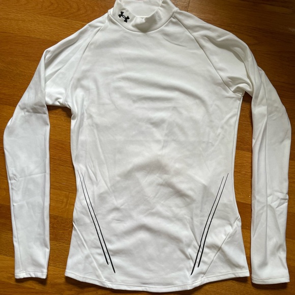 Under Armour long sleeve compression shirt Large, white - Picture 2 of 2